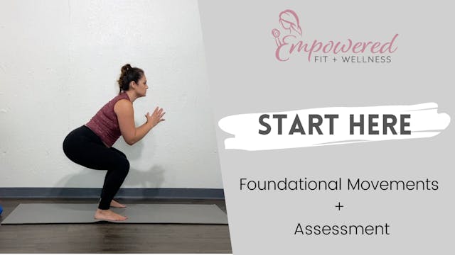 Foundational Movements + Assessment 