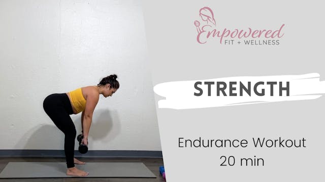 Endurance Strength Workout 