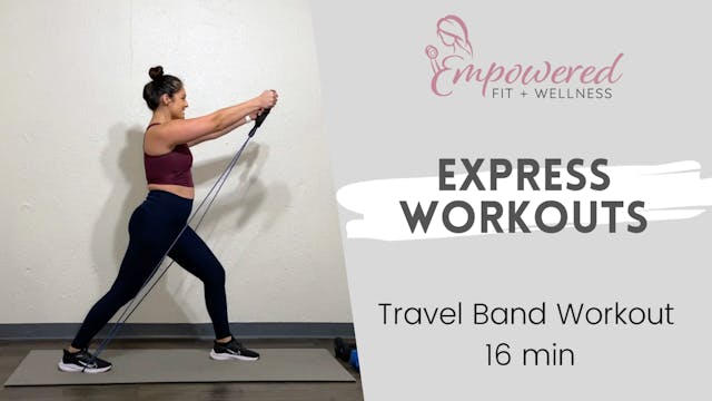 Travel Resistance Band Workout 