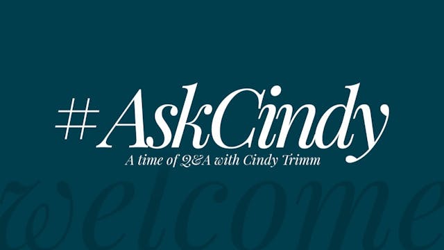 Hello, Tomorrow! #AskCindy | Week 3