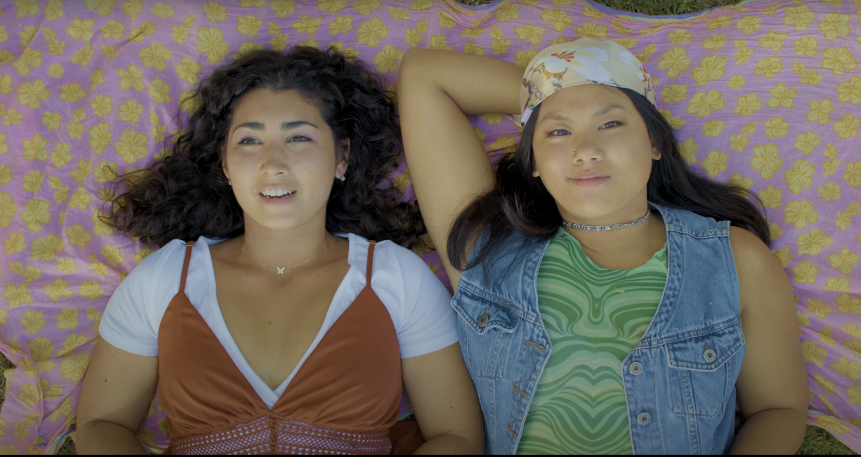 Millie & Maddie Go Cloud Watching