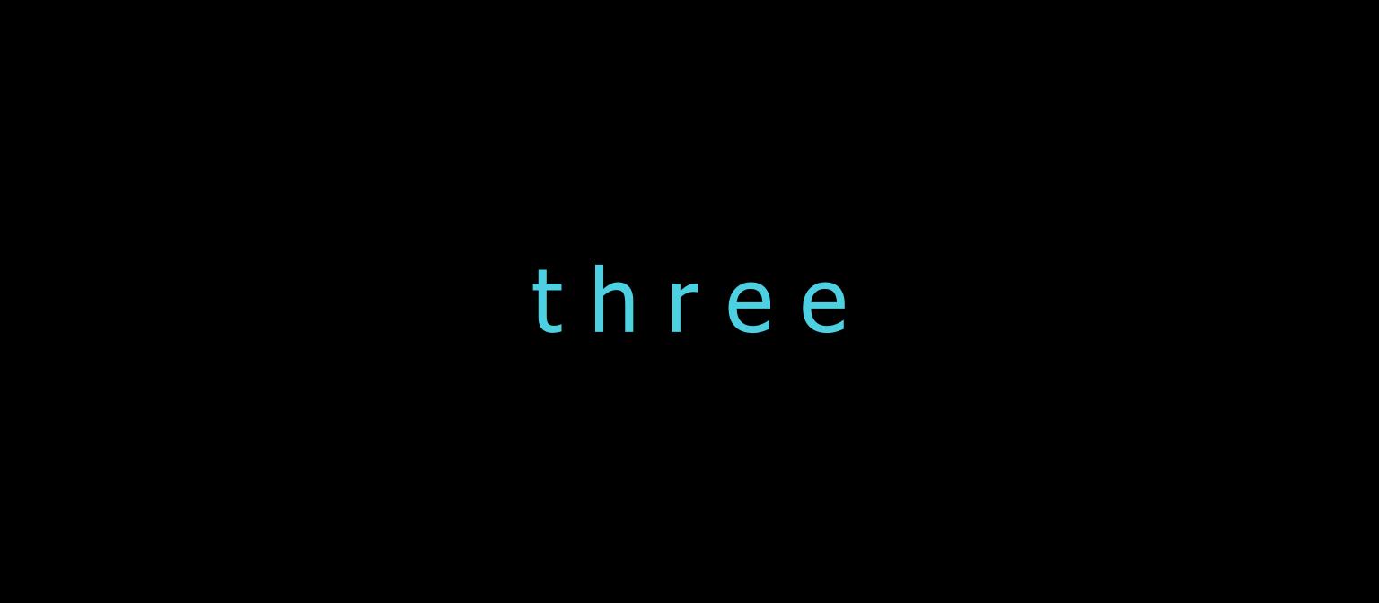 Three