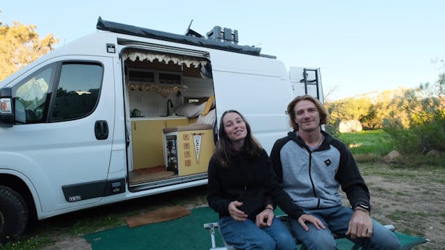 60 Day DIY Van Build - Our first wood...