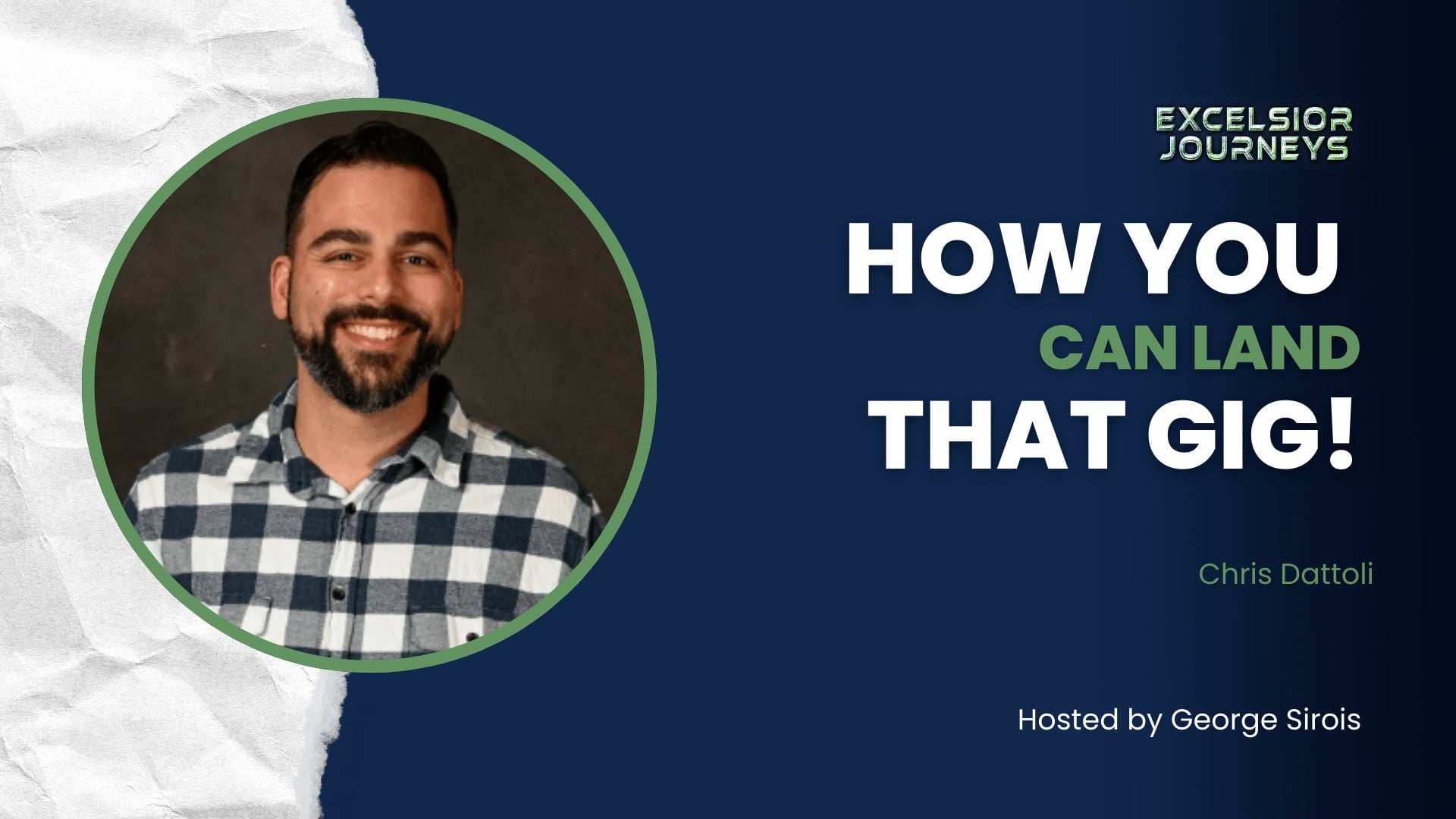 Actor and Voice Artist Chris Dattoli Wants to Help You Land That Gig!