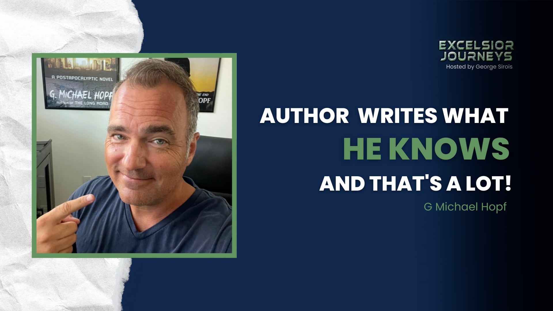 Author Writes What He Knows And That's A Lot!