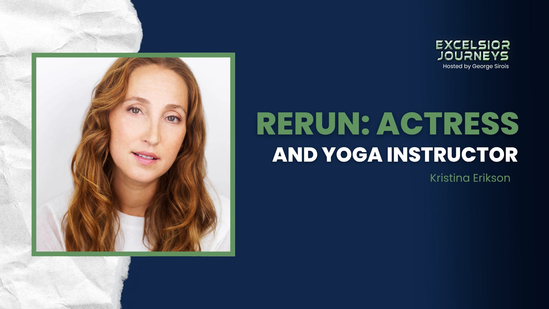 RERUN: Actress and Yoga Instructor