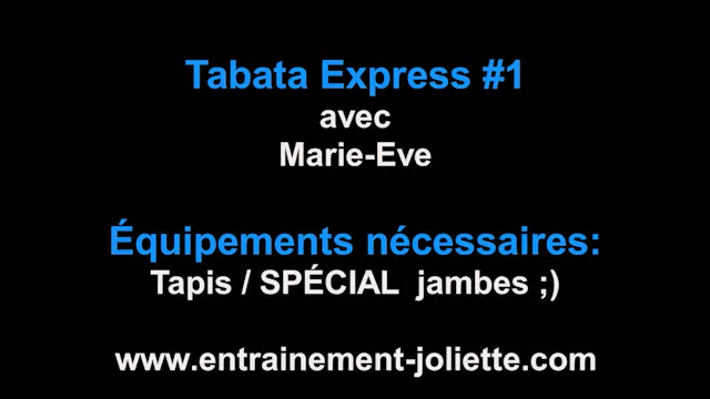 Tabata Express #1 -jambes-