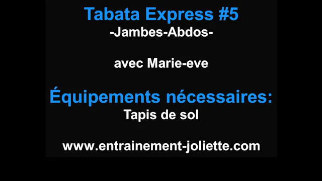 Tabata Express #5 -jambe-abdos-