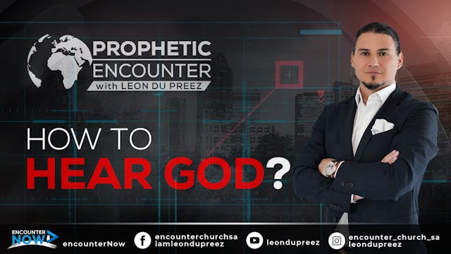 How To Hear God | Prophetic Encounter...