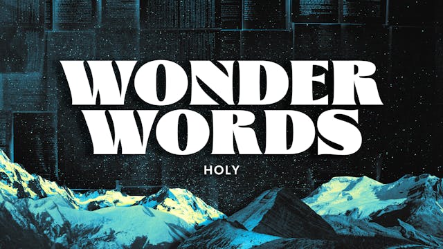 Wonder Words: Holy | Steve Schobert