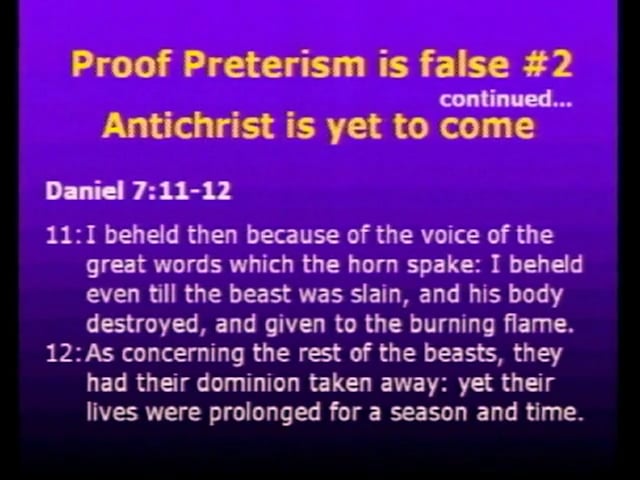 Refuting Preterism 2
