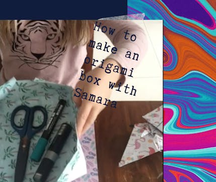 Origami Box | Create with Maya + Samara