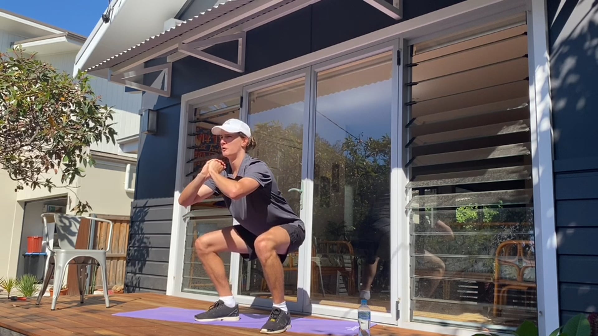 Total body, no equipment workout with Tully