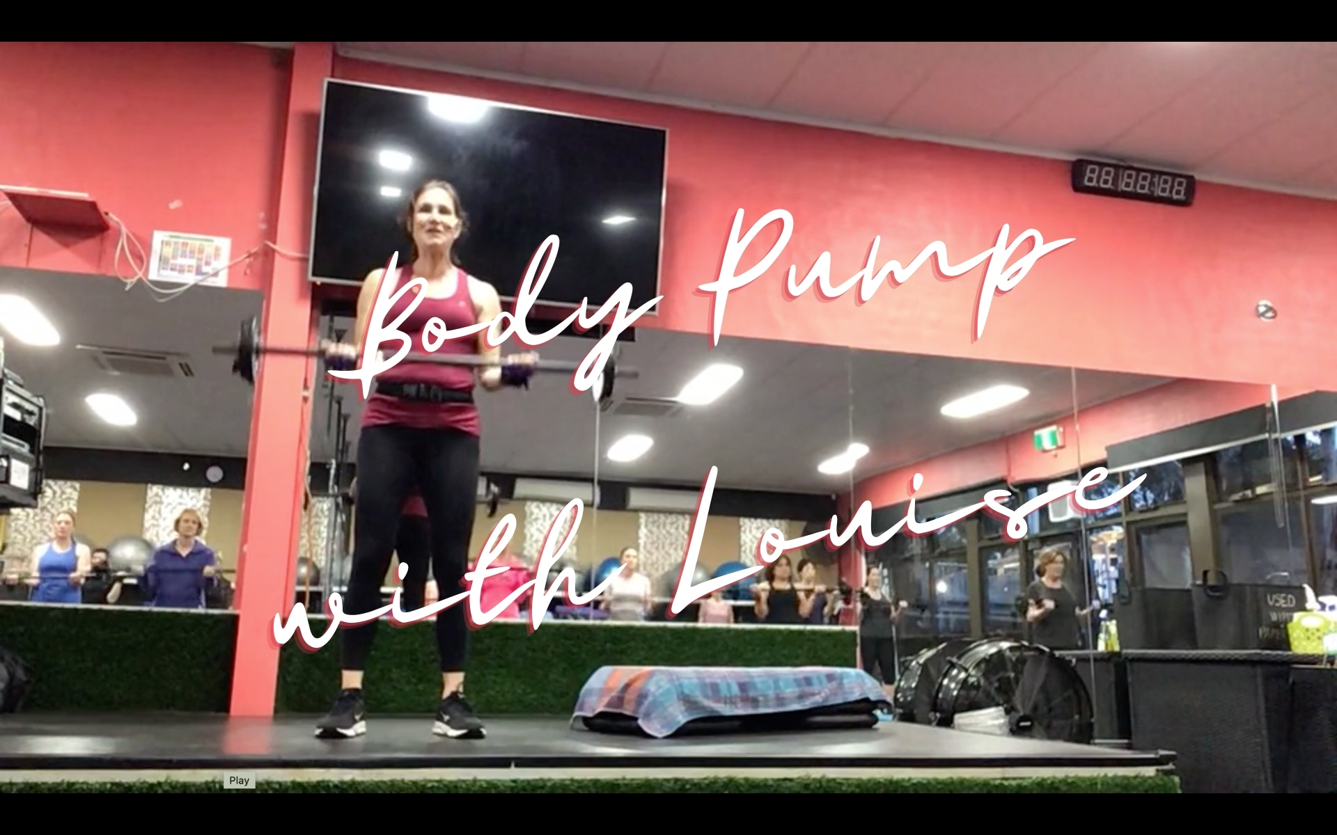Body Pump with Louise recorded live at Energize - Part 1