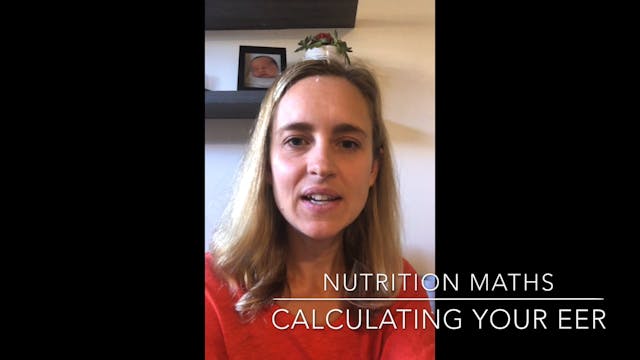Noble Nutrition - calculating your EER