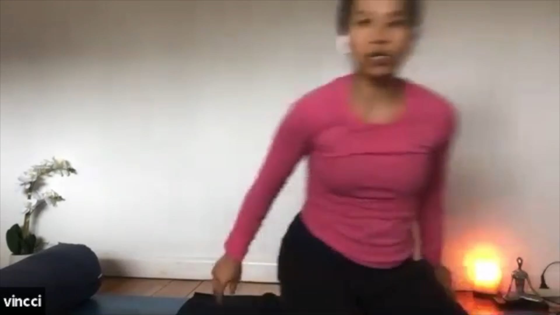 Wall Yin & Breath Retention with Vincci