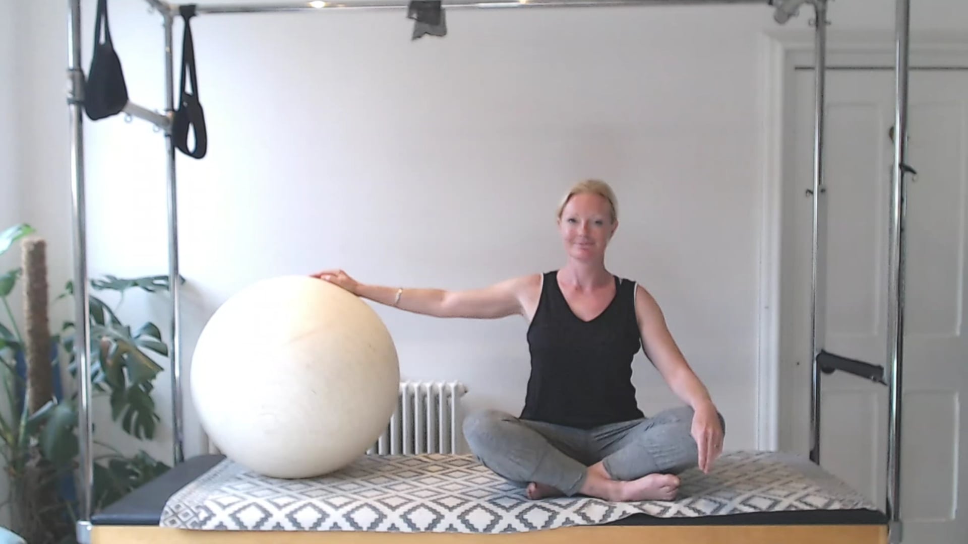 legs and core ball video