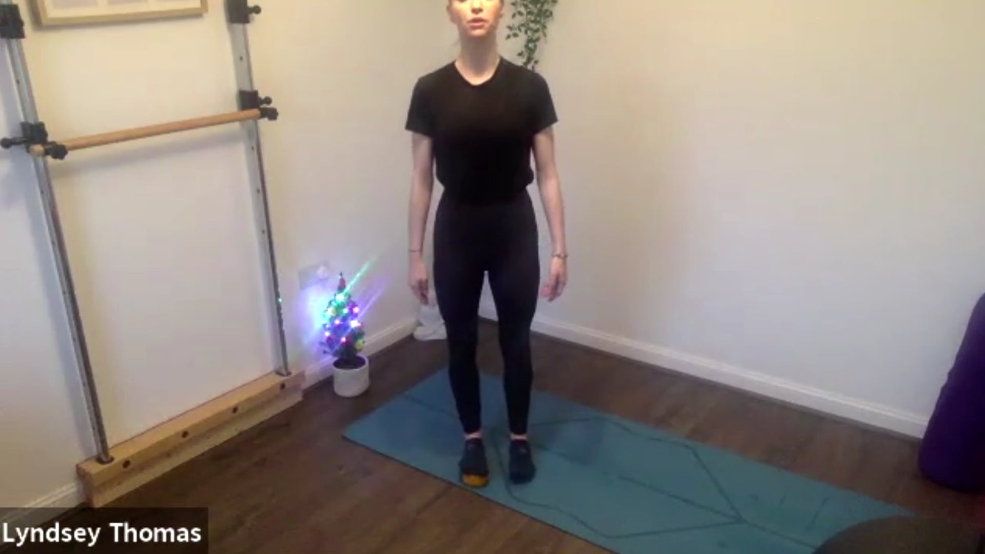 Lyndsey's Pilates Barre class - 11/12/20