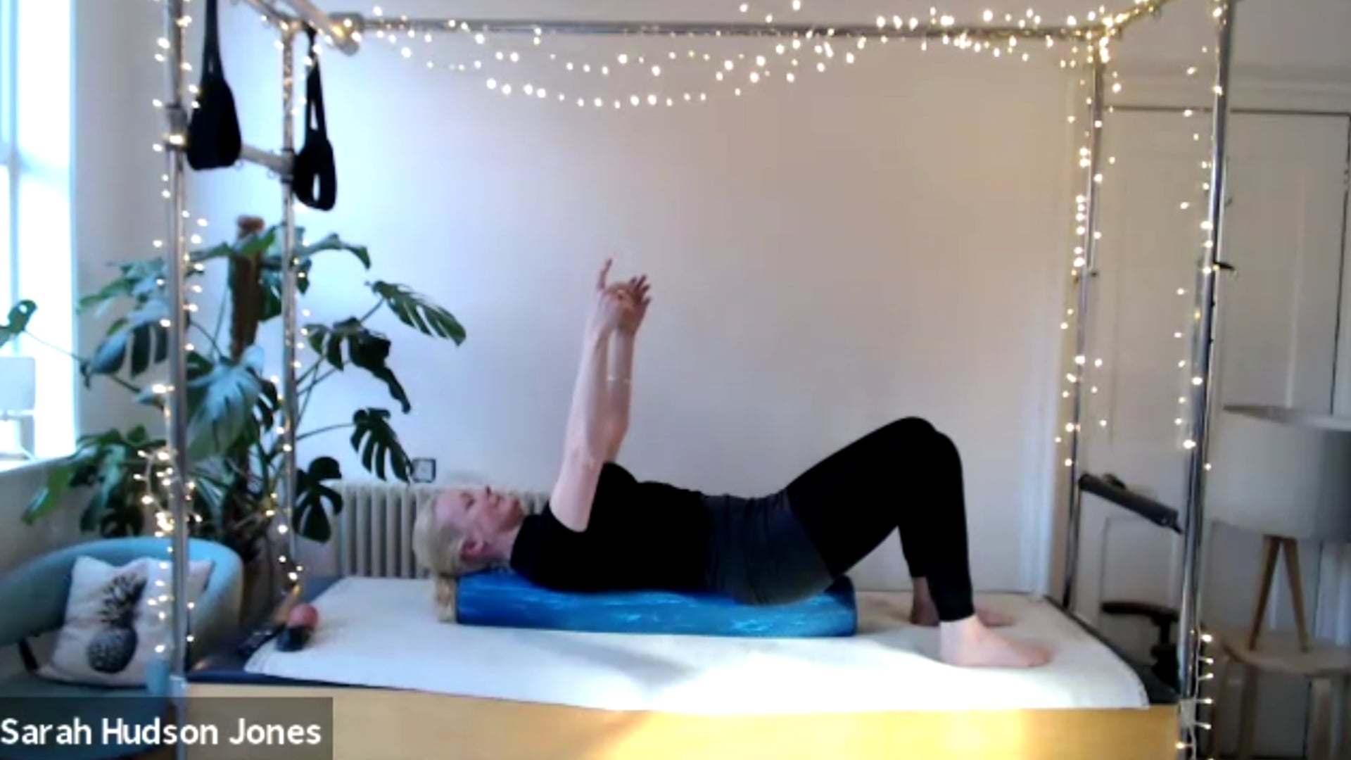 Thursday 9.35 class with roller to iron us out