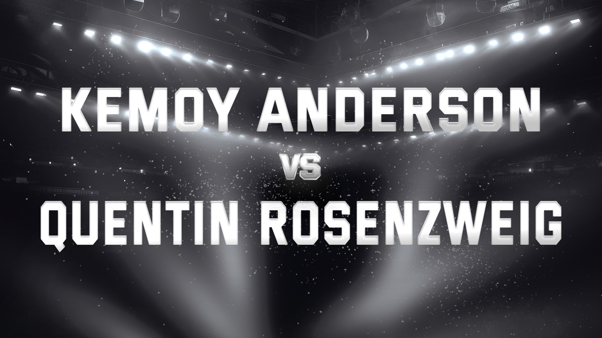 Kemoy Anderson vs Quentin Rosenzweig