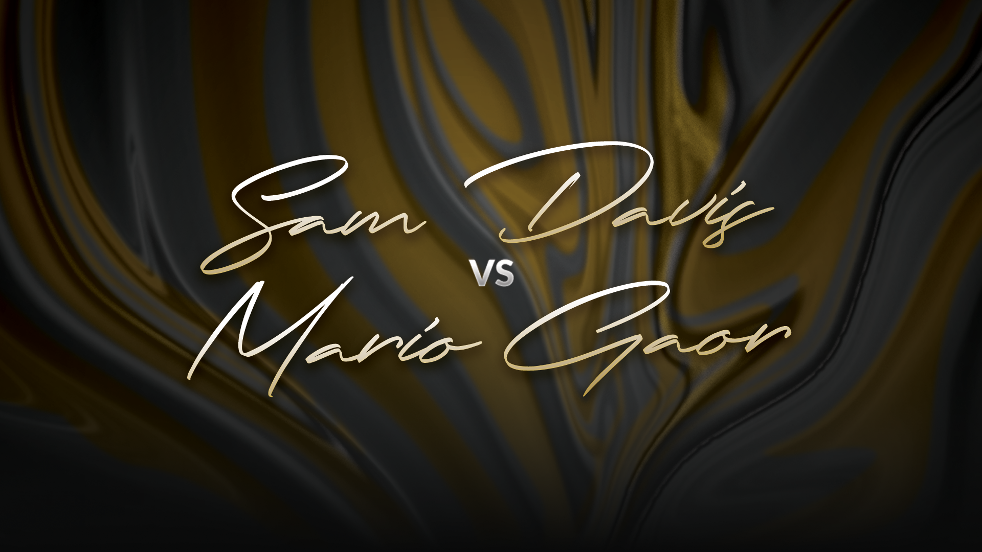 Sam Davis vs Mario Gaor