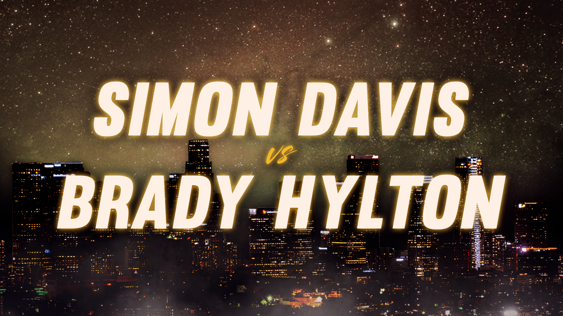 Simon Davis vs Brady Hylton