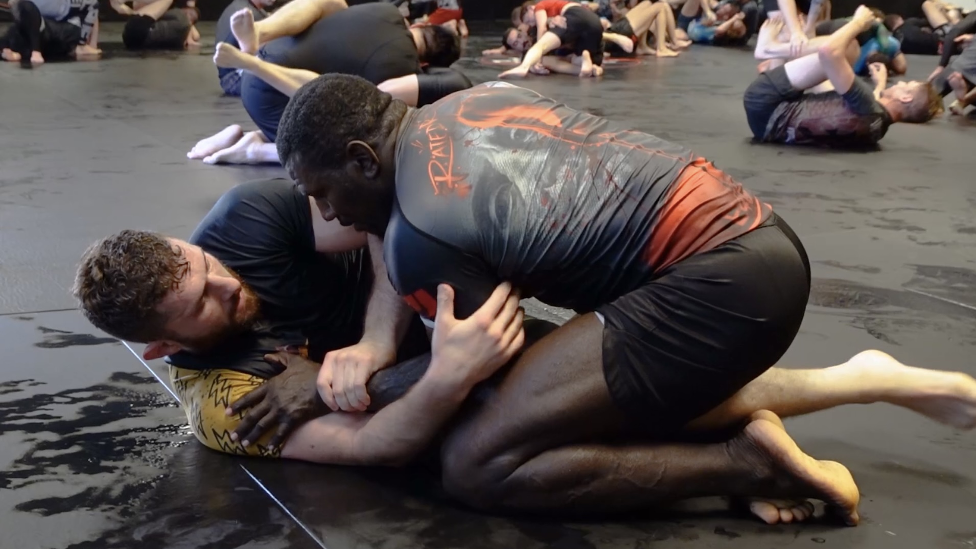Kemoy Anderson & Abraham La Montagne Training At 10th Planet Austin