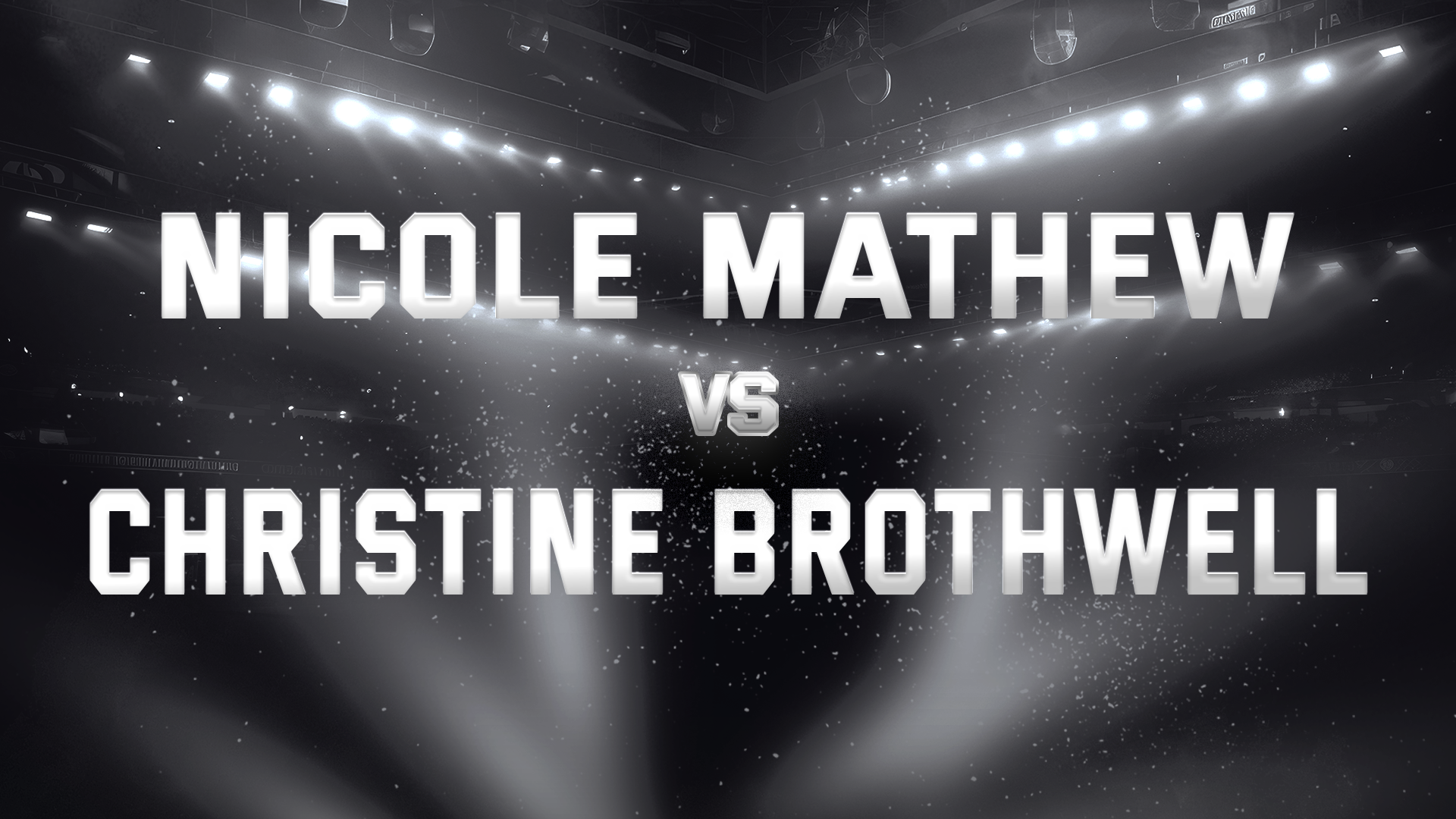 Nicole Mathew vs Christine Brothwell