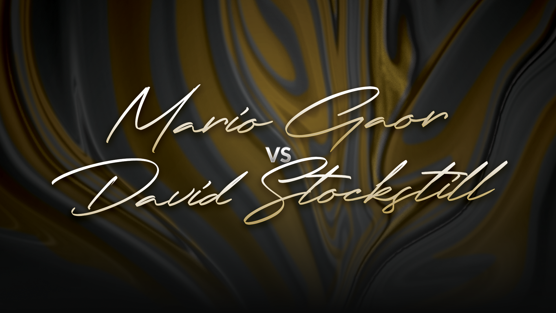 Mario Gaor vs David Stockstill