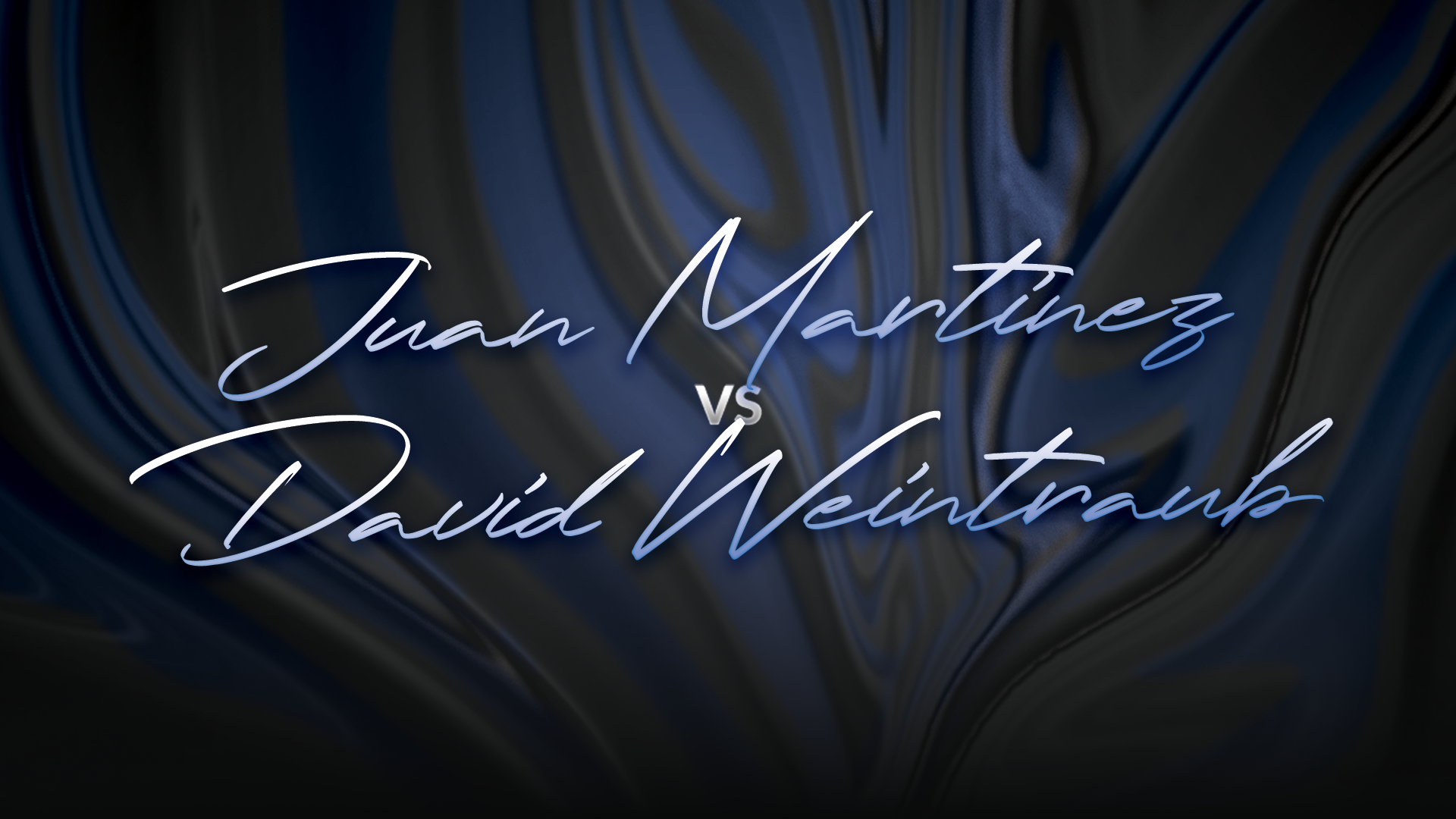 Juan Martinez vs David Weintraub