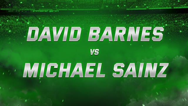 David Barnes vs Michael Sainz