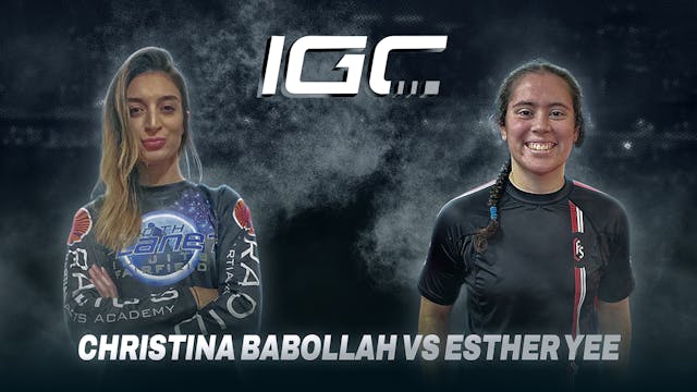 Christina Babollah vs Esther Yee