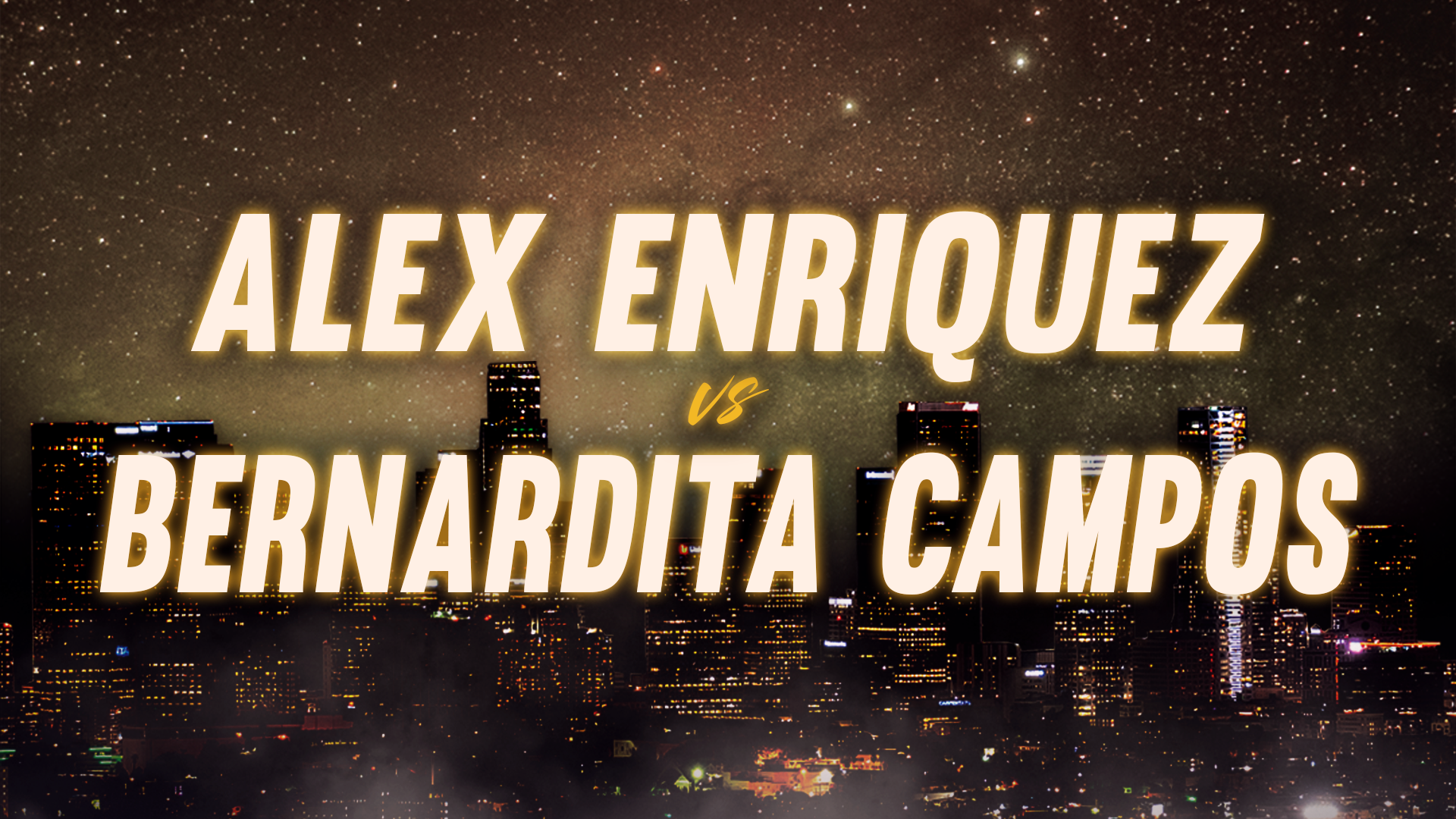 Alex Enriquez vs Bernardita Campos