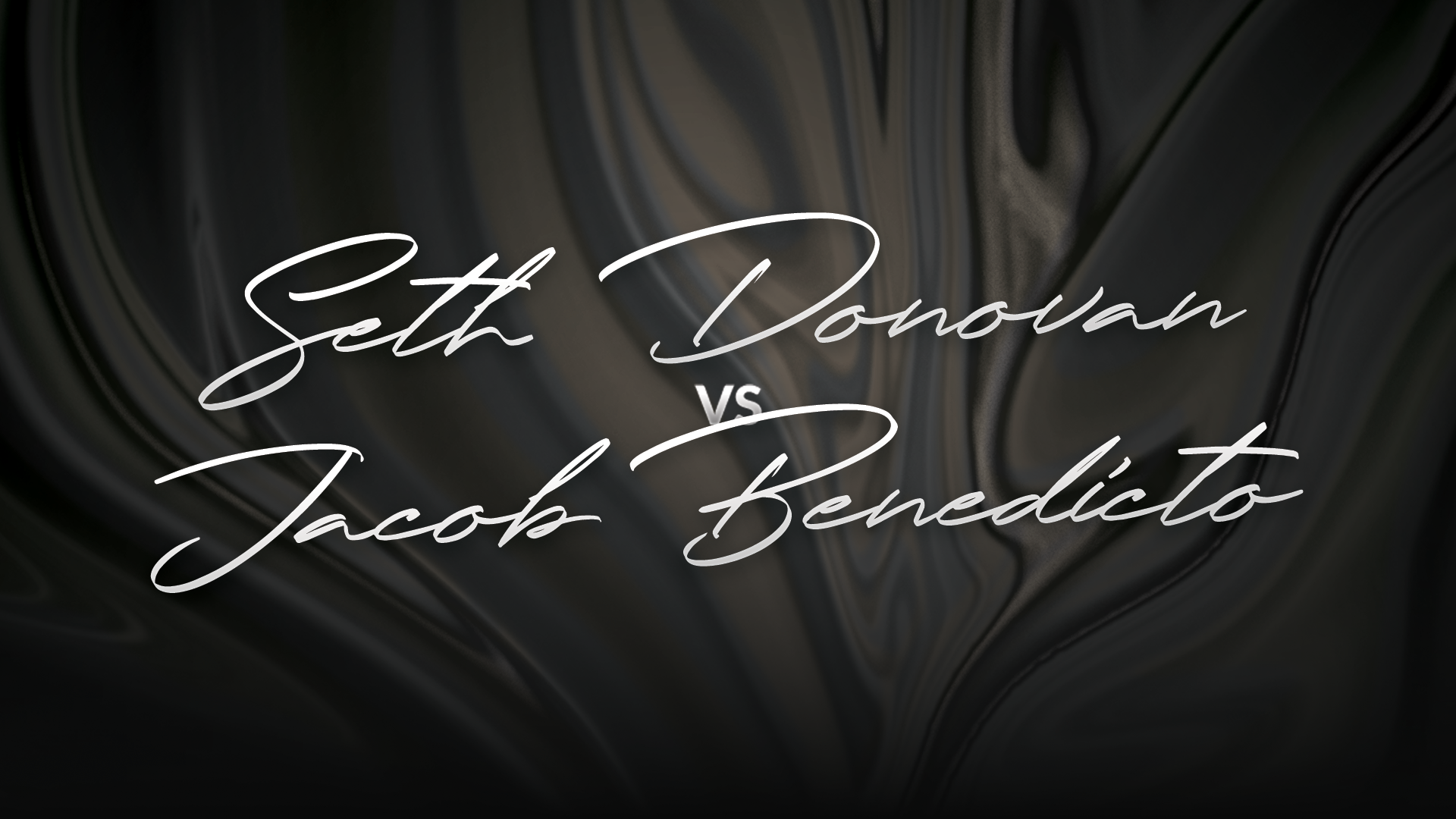 Seth Donovan vs Jacob Benedicto