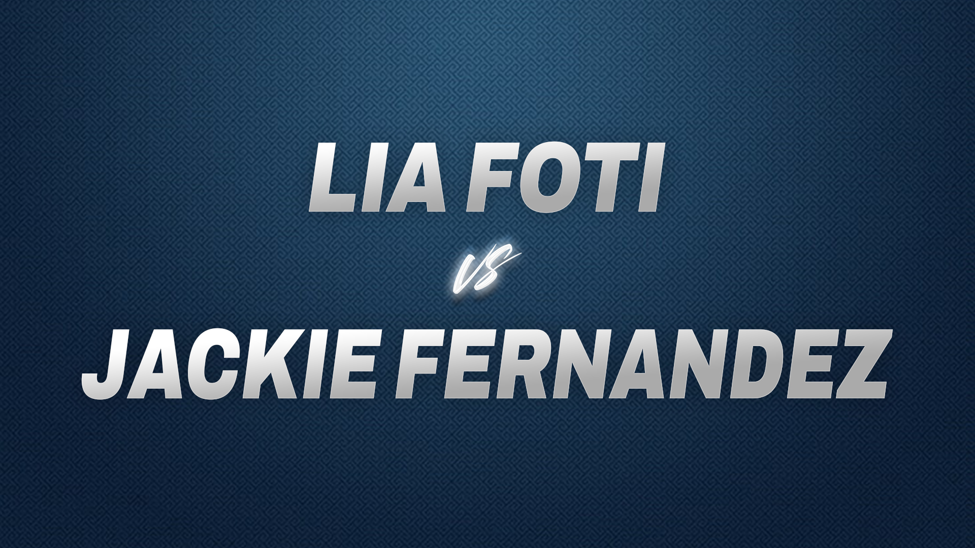 Lia Foti vs Jackie Fernandez