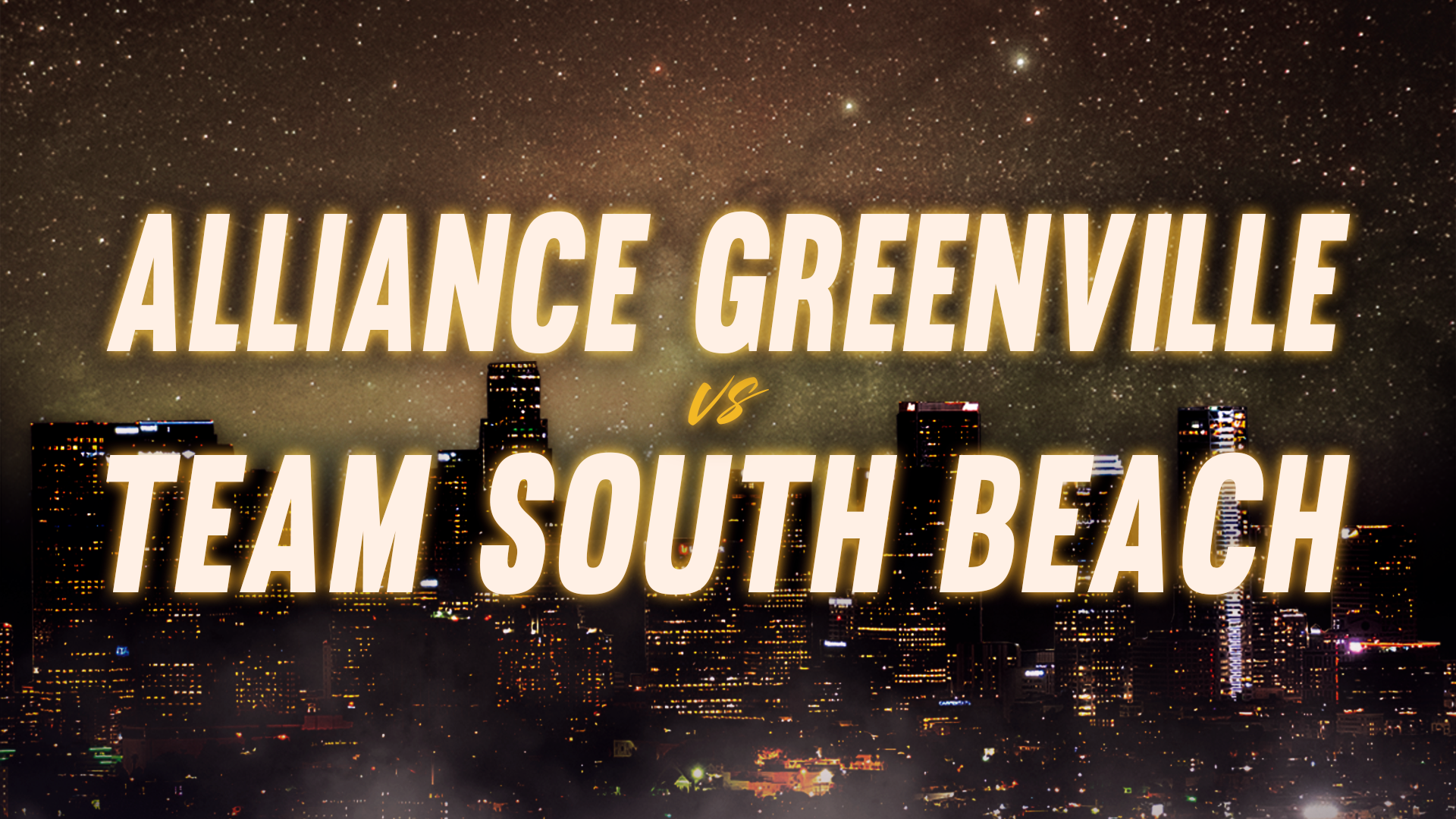 Alliance Greenville vs Team South Beach