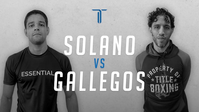 Andrew Solano vs Sebastian Gallegos