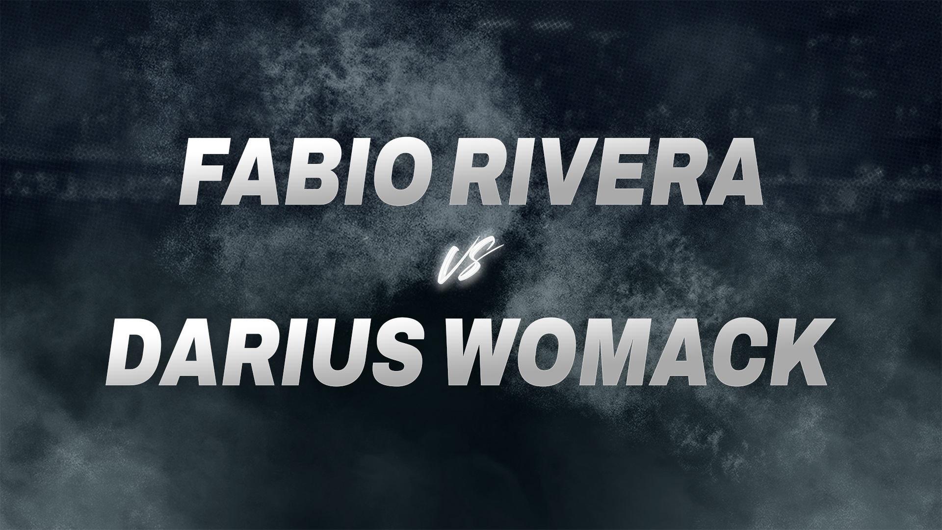 Fabio Rivera vs Darius Womack