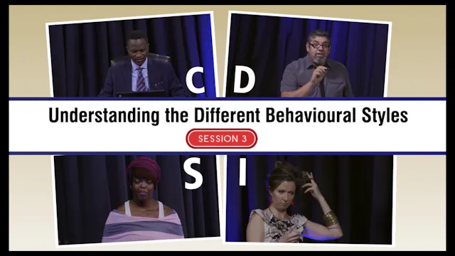 Session 3 — Understanding the Different Behavioural Styles