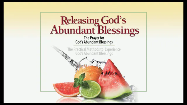 Session One — The Prayer for God's Abundant Blessings
