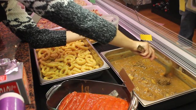 Putting Food On The Container