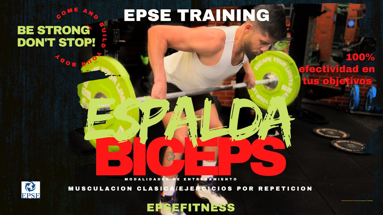 HIPERTROFIA I (ESPALDA-BICEPS) - Entrenamientos y ejercicios