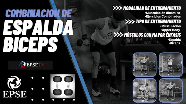 COMBINACIÓN DE ESPALDA BÍCEPS