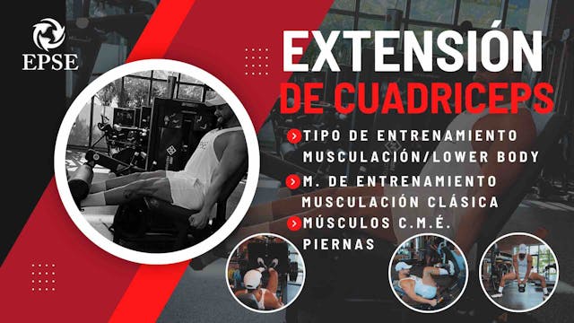 EXTENSIÓN DE CUADRICEPS 