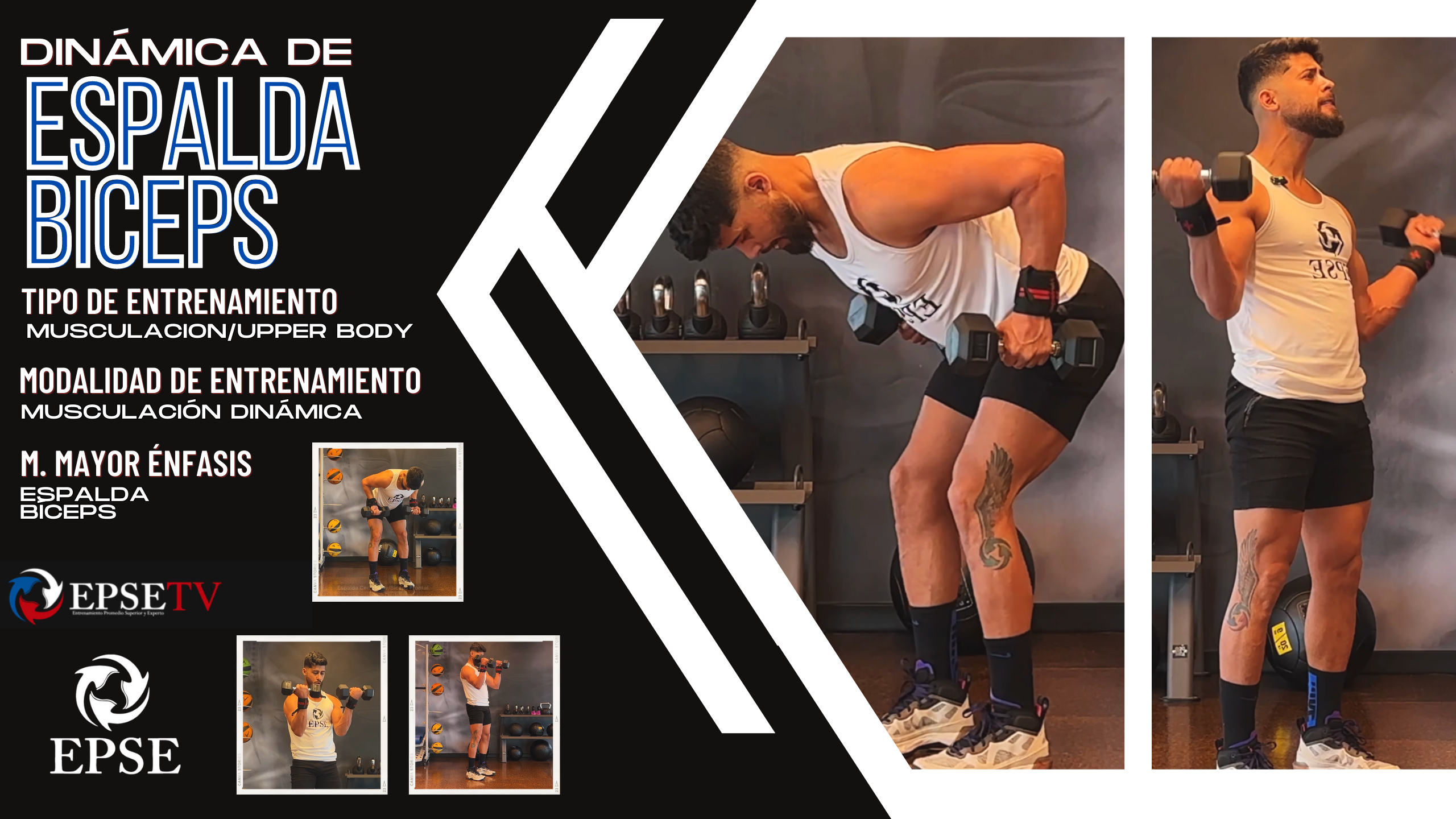 DINÁMICA DE ESPALDA BÍCEPS 