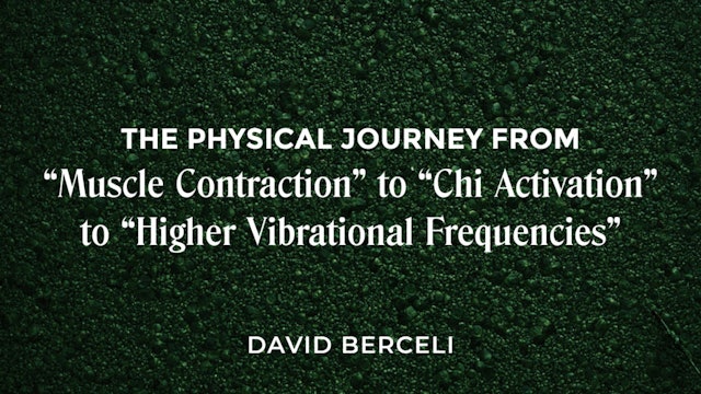The Physical Journey from Muscle Contraction to Chi Activation