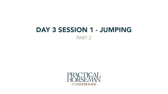 Day 3 Session 1 - Jumping - Part 2