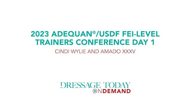 Succeed/USDF FEI Level Trainer Conf, ...