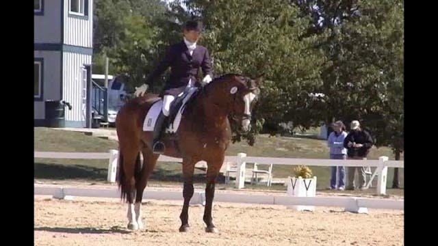 Natalie Lamping judging FEI 6 Year Ol...