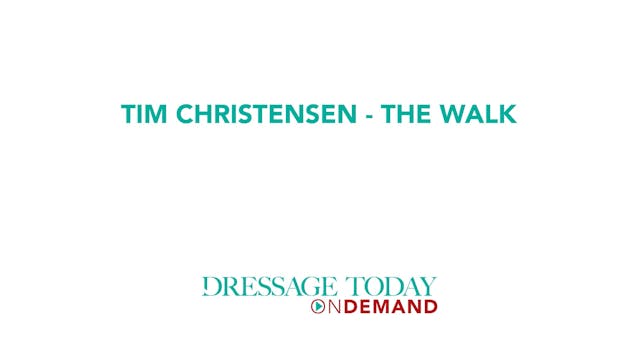 Western Dressage Walk | Tim Christensen